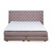 PAT BOXSPRING COMO, CATIFEA ANTI-PATA, TAPITERIE CHESTERFIELD, INALTIME CAPAT PAT 140 CM, SALTEA INCLUSA, TOPPER INCLUS, LONG HEADBOARD